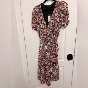 Dynamite midi wrap dress